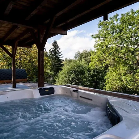 - 8 Pers - Jacuzzi - Sauna - Pétanque Chalet *